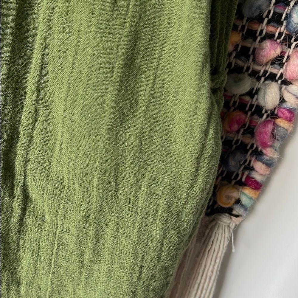 Green Button-Up Romper - image 2